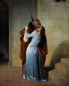 The Kiss by Francesco Hayez, hand-painted oil reproduction