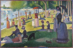 A Sunday on La Grande Jatte by Georges Seurat, hand-painted oil reproduction