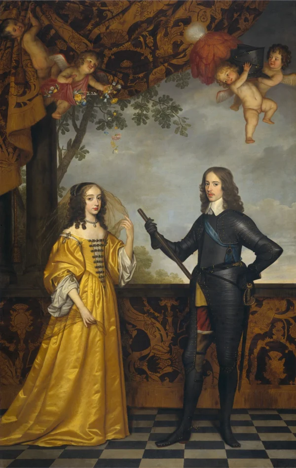 William II  Prince of Orange  and his wife Mary Stuart (1647)