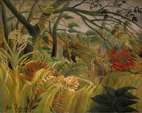 Tiger in a Tropical Storm (Surprised! 1891)