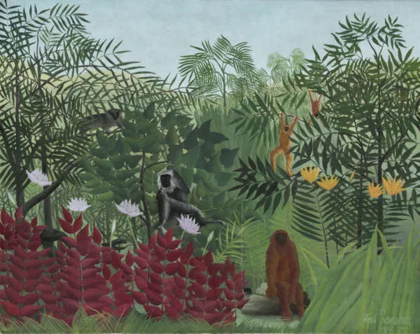 Tropical Forest with Monkeys (1910)