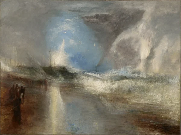 Rockets and Blue Lights  Close at Hand  to Warn Steam-Boats of Shoal-Water (1840)