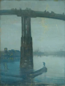 Nocturne, Blue and Gold, Old Battersea Bridge by James McNeill Whistler, hand-painted oil reproduction