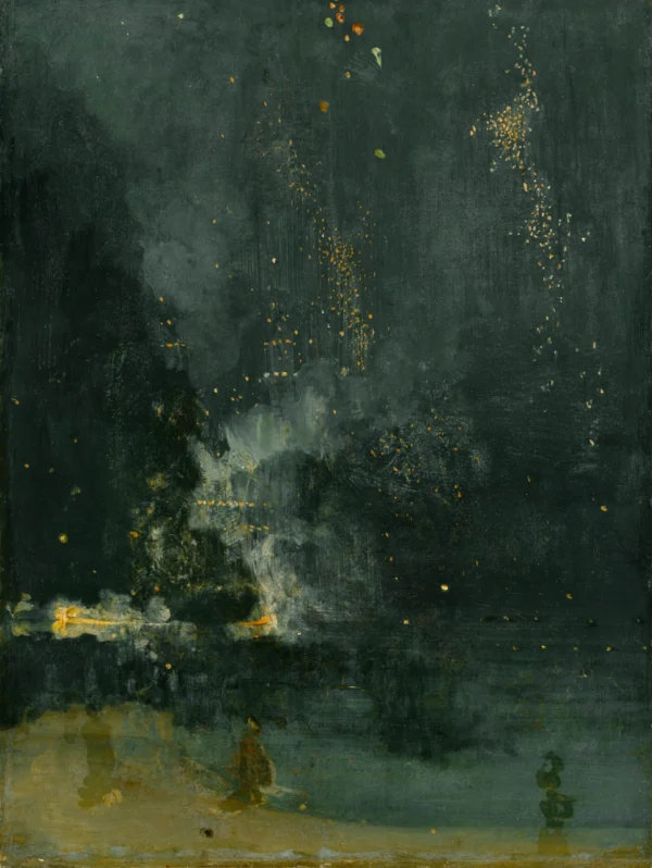 Nocturne in Black and Gold  The Falling Rocket (c. 1875)