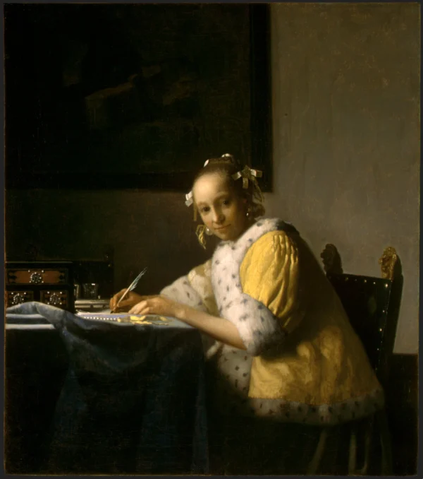 A Lady Writing (c. 1665)