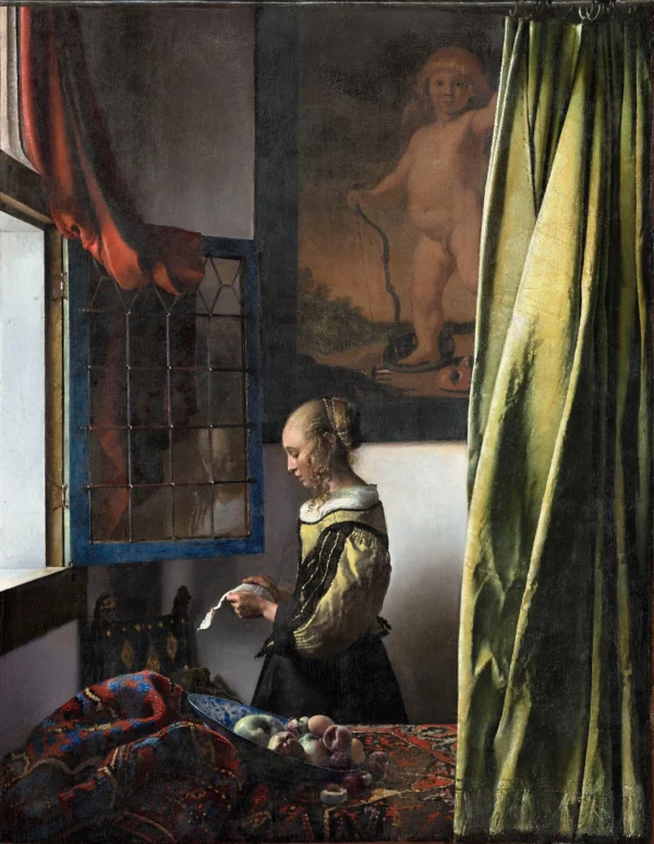 Girl Reading a Letter at an Open Window (c. 1657-1659)