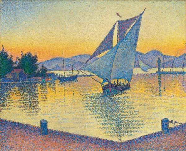 The Port at Sunset, Opus 236 (Saint-Tropez 1892)