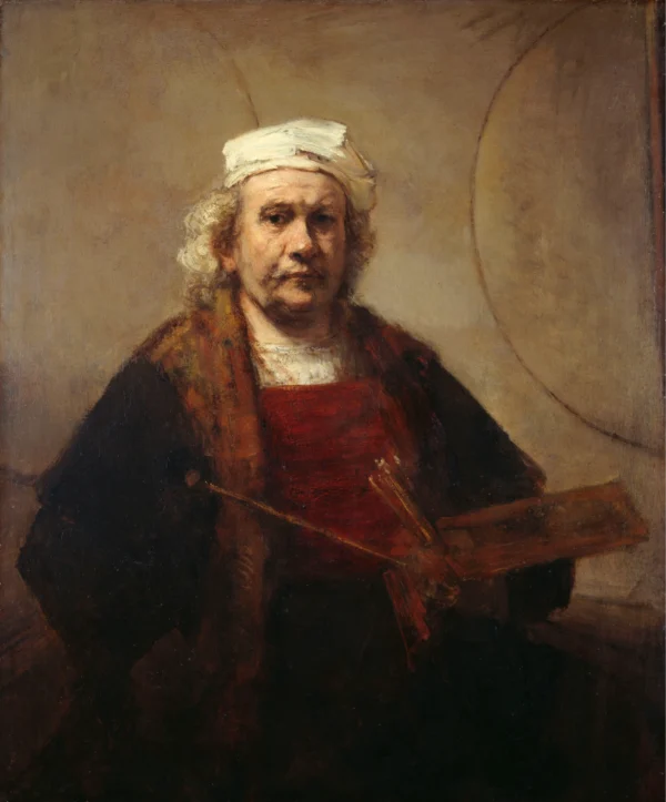 Self-Portrait with Two Circles (c.1665–1669)
