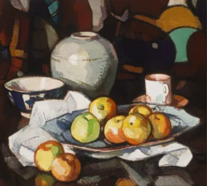 Still life Apples and Jar by Samuel Peploe, hand-painted oil reproduction