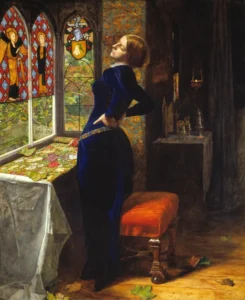 Mariana by Sir John Everett Millais, hand-painted oil reproduction
