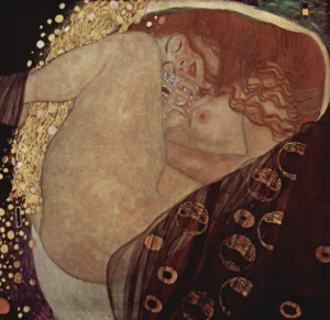 Danaë by Gustav Klimt, hand-painted oil reproduction