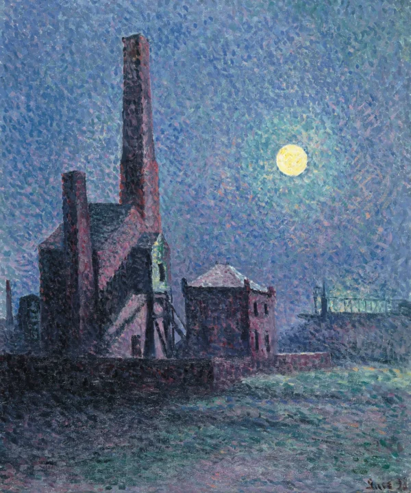 Factory in the Moonlight