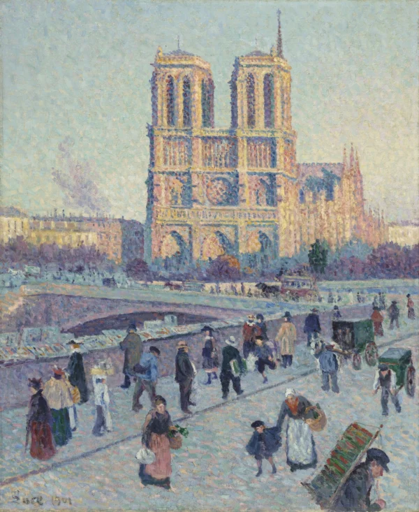 The Quai Saint-Michel and Notre-Dame 