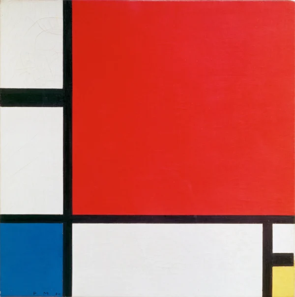 Composition with Red Blue and Yellow by Piet Mondrian