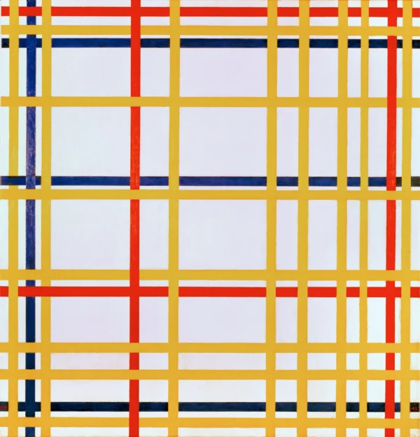 New York City by Piet Mondrian
