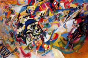 Composition VII by Wassily Kandinsky, hand-painted oil reproduction