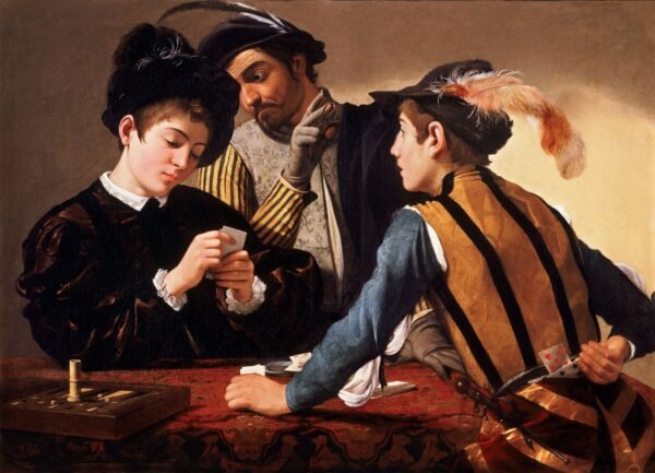 The Cardsharps by Caravaggio