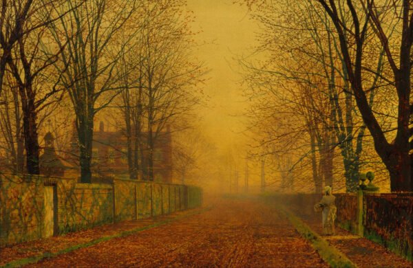 Evening Glow by John Atkinson Grimshaw