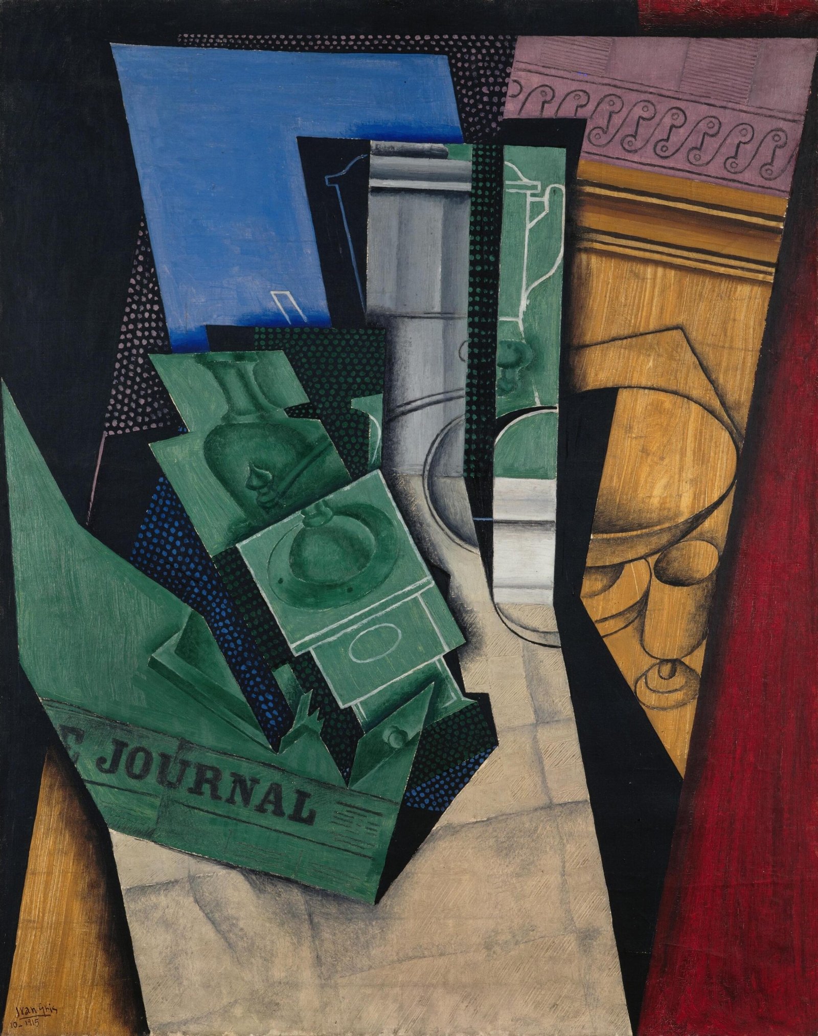 The Breakfast by Juan Gris