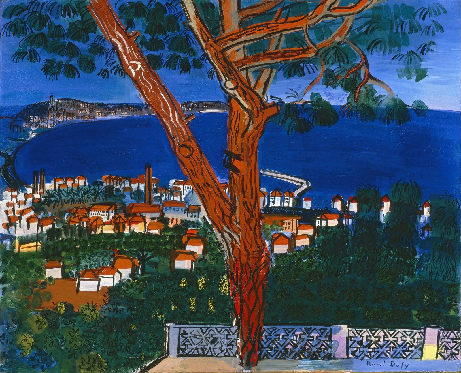 Golfe Juan by Raoul Dufy